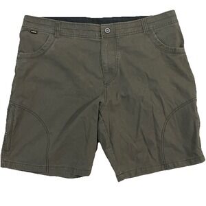 Kuhl Outdoor‎ Hiking Mountain Fishing Shorts Men Sz 42x10 Light Green